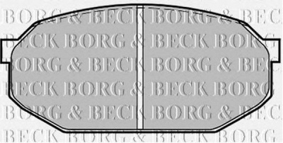 BORG & BECK bbp1205 -  Комплект тормозных колодок, дисковый тормоз